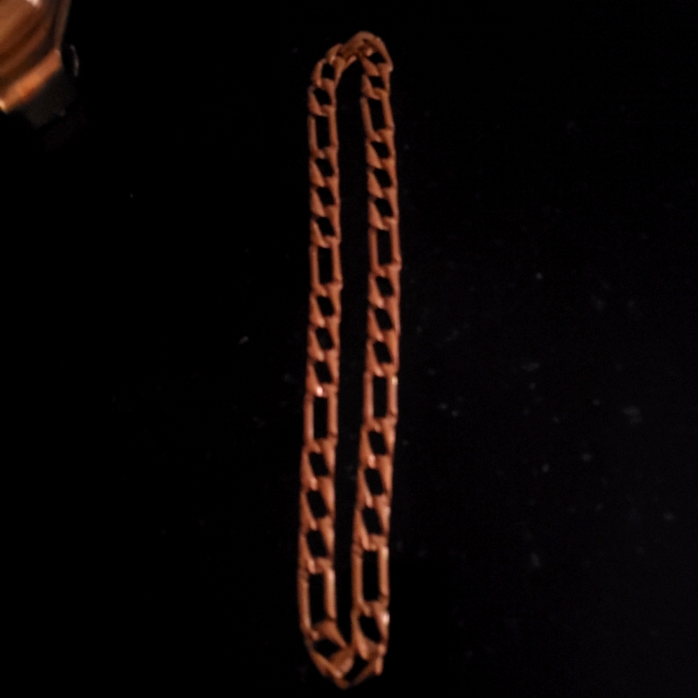 Faux gold necklace